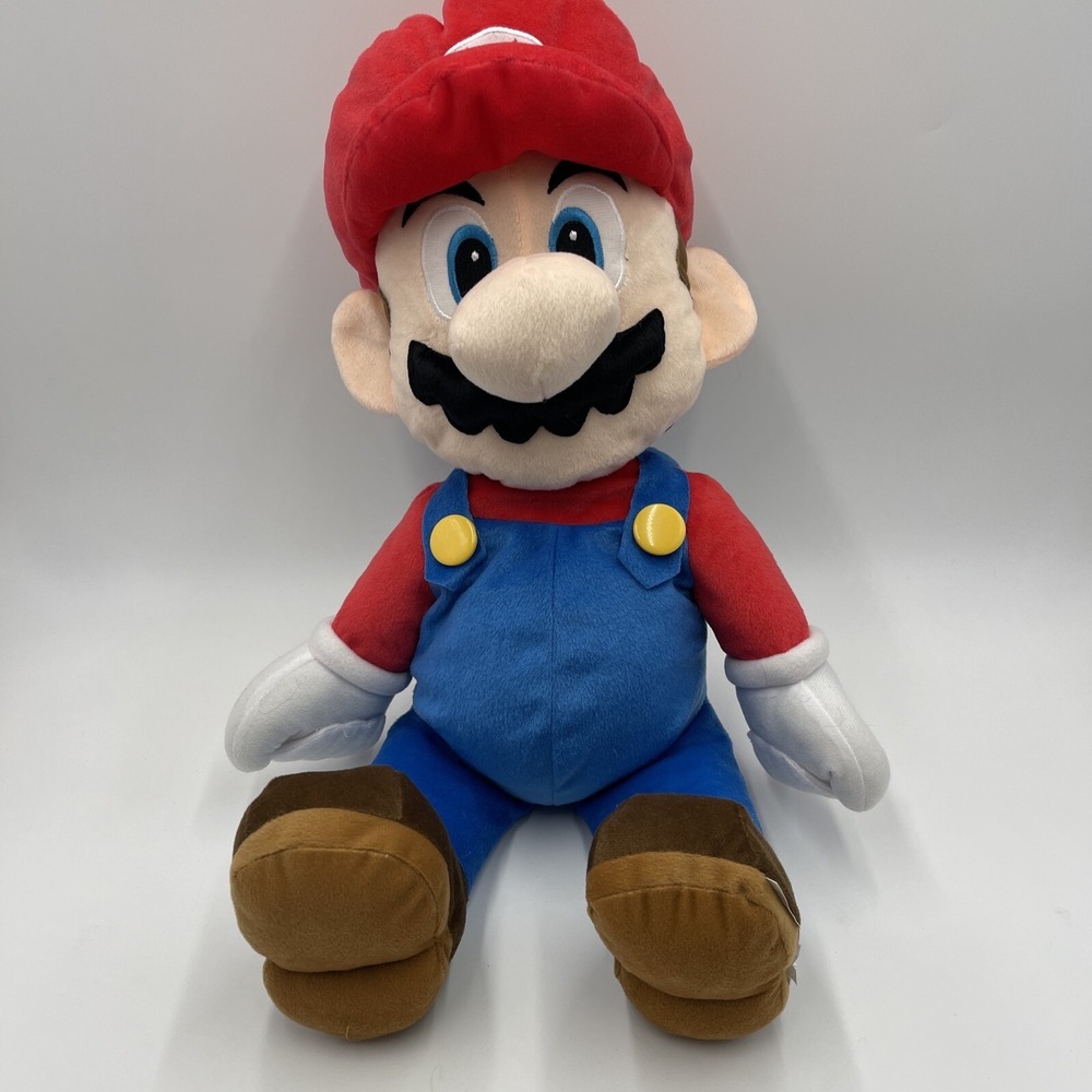 World of Nintendo Super Mario Bros. Luigi Jumbo Plush Over 19" Tall
